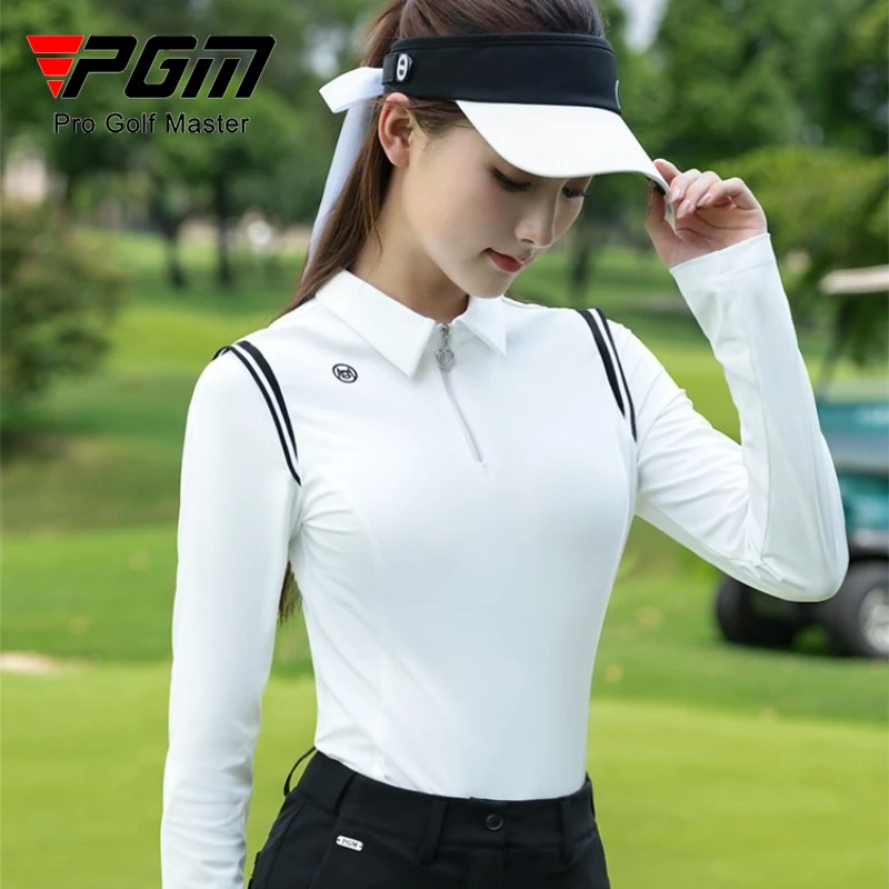 PGM Женские рубашки поло для гольфа осень-зима с длинными рукавами Топ YF837
PGM Женские рубашки поло для гольфа осень-зима с длинными рукавами Топ YF837