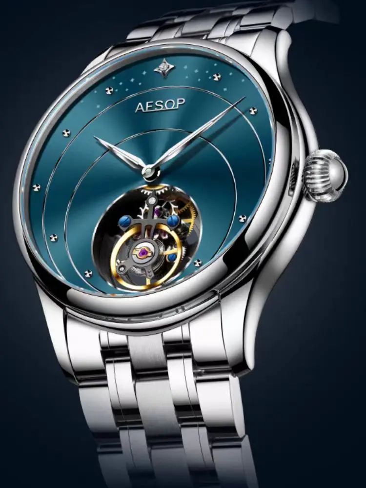 Tourbillon genuine steel watch men's coaxial true tourbillon mechanical watch waterproof luminous movement
Tourbillon genuine steel watch men's coaxial true tourbillon mechanical watch waterproof luminous movement