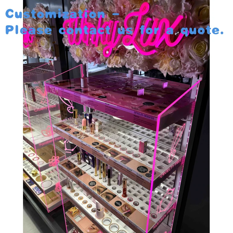 custom.Customized Retail Cosmetics Display Rack LED Mirror Design Steel Shelf with MDF Acrylic Store Presentation Shop Showc
custom.Customized Retail Cosmetics Display Rack LED Mirror Design Steel Shelf with MDF Acrylic Store Presentation Shop Showc