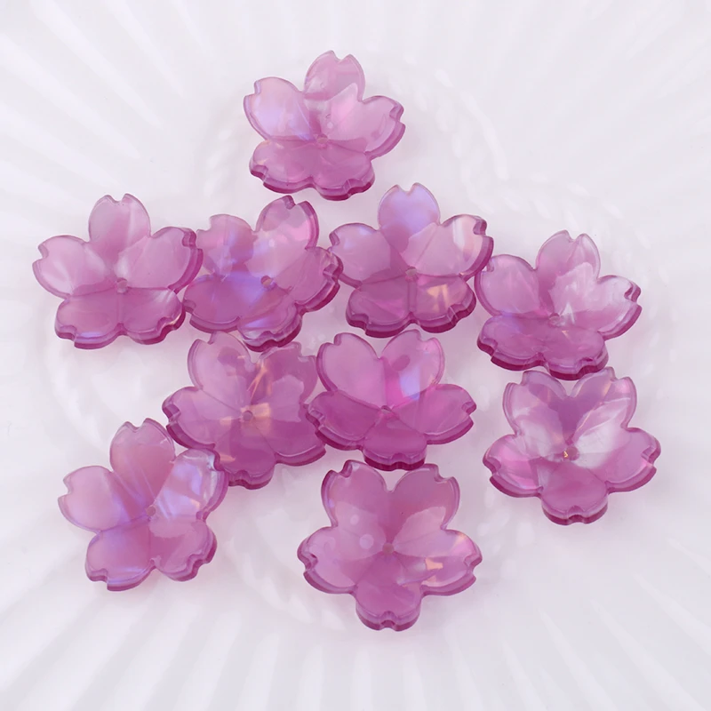 10pcs 22x22mm Purple Beauty Flowers Beads for DIY Jewelry Making Acrylic Wedding Earring Necklace Key Chain Hair Accessories
10pcs 22x22mm Purple Beauty Flowers Beads for DIY Jewelry Making Acrylic Wedding Earring Necklace Key Chain Hair Accessories