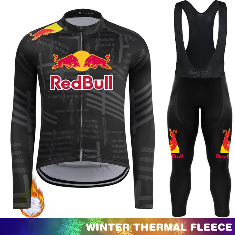 RED BULL Man Winter Cycling Set Thermal Fleece Clothing Bike Jersey Men Bib Mens Men's Outfit Mountain Bikes Long Sleeve Retro
RED BULL Man Winter Cycling Set Thermal Fleece Clothing Bike Jersey Men Bib Mens Men's Outfit Mountain Bikes Long Sleeve Retro