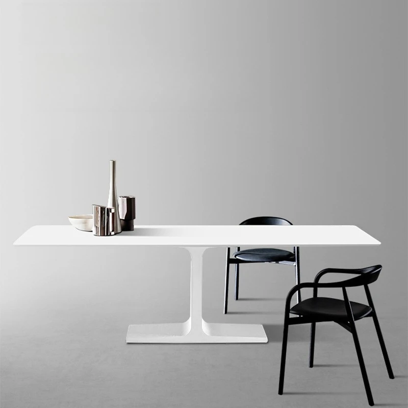 Rock slab dining table Small apartment villa Italian light luxury wabi wind rectangular dining table
Rock slab dining table Small apartment villa Italian light luxury wabi wind rectangular dining table