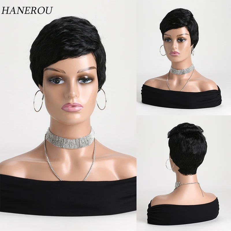 Synthetic Short Wigs with Bangs Short Black Ombre Curly Soft Fake Hair for Women Daily Use Costume Party Wig
Synthetic Short Wigs with Bangs Short Black Ombre Curly Soft Fake Hair for Women Daily Use Costume Party Wig