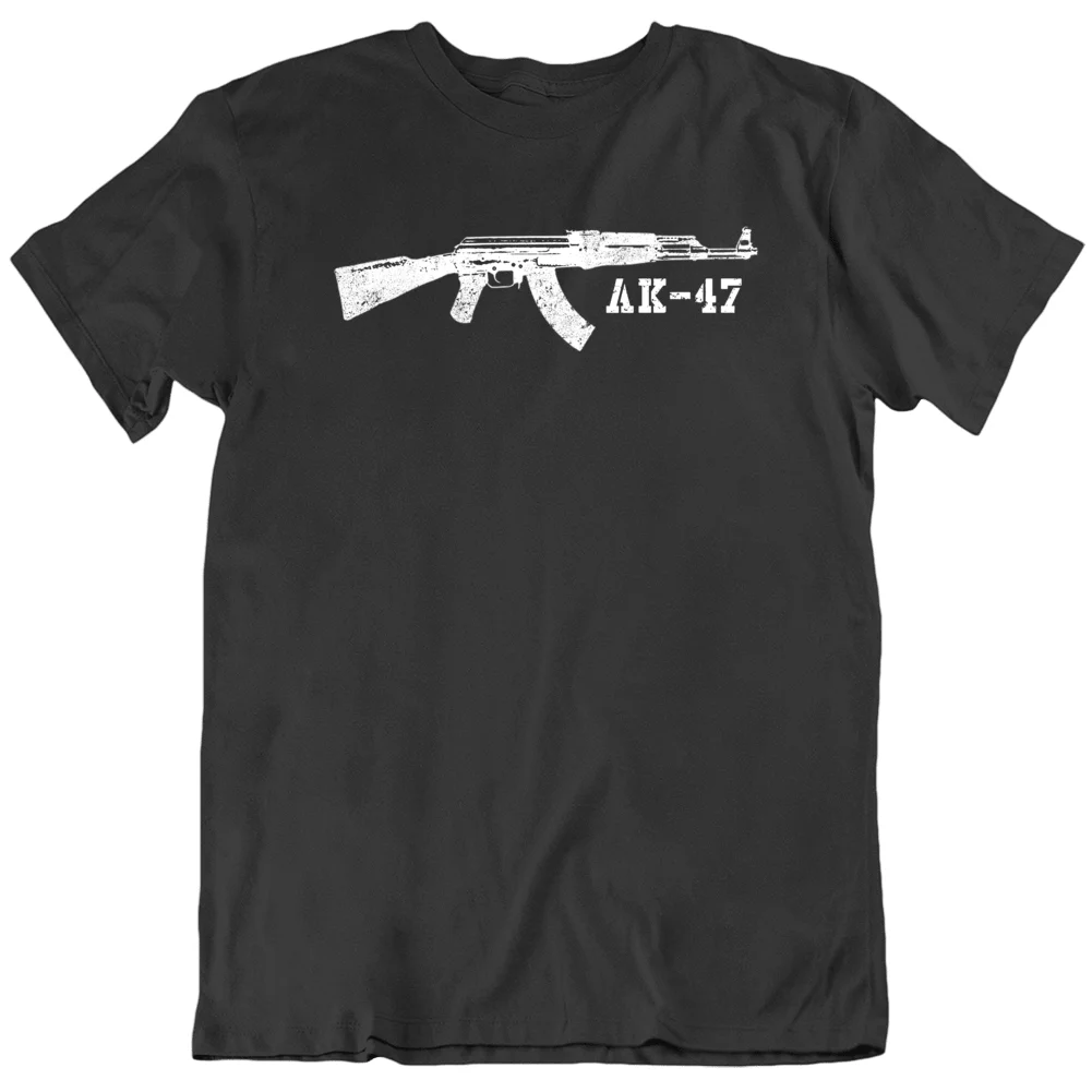 Kalashnikov AK-47 Assault Rifle Soviet Russian Gun T-Shirt 100% Cotton O-Neck Short Sleeve Summer Casual Mens T-shirt Size S-3XL
Kalashnikov AK-47 Assault Rifle Soviet Russian Gun T-Shirt 100% Cotton O-Neck Short Sleeve Summer Casual Mens T-shirt Size S-3XL