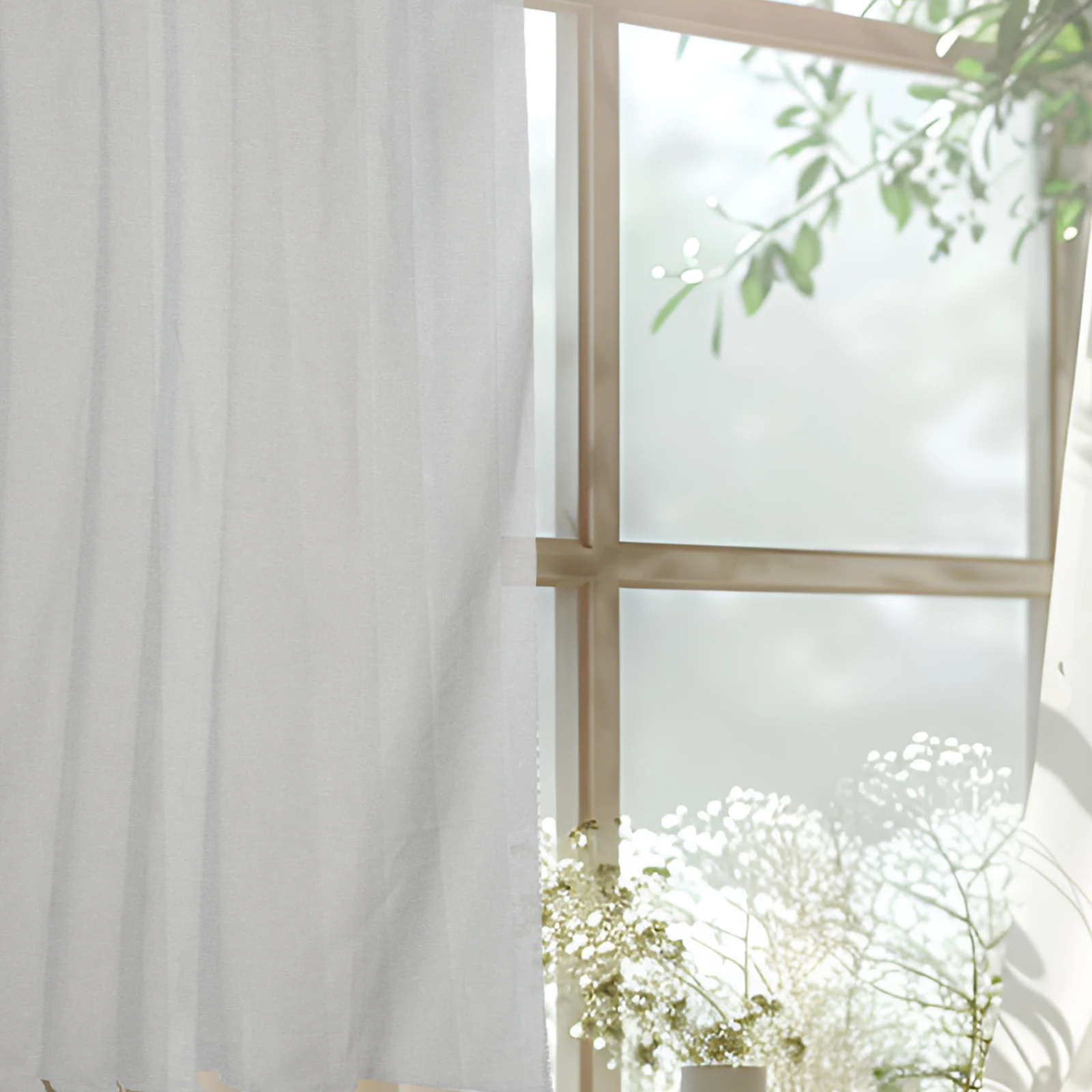 Window Screening Exquisite Process Curtains Faux Linen Sheer Shop Display Light Filtering Beige Premium
Window Screening Exquisite Process Curtains Faux Linen Sheer Shop Display Light Filtering Beige Premium