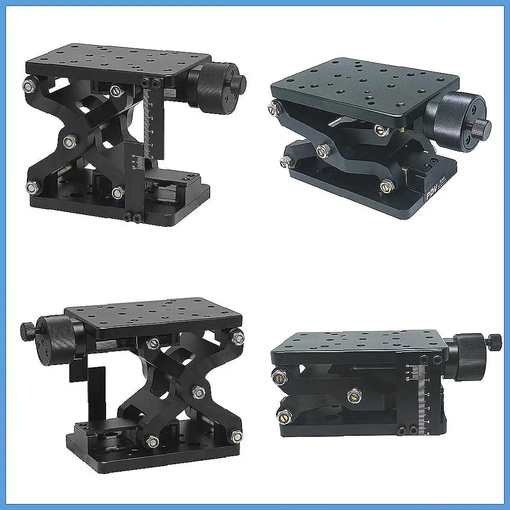 High Precision Manual Lab Jack Elevator, 60mm Travel Z-Axis Optical Sliding Lift Platform PT-SD408/S
High Precision Manual Lab Jack Elevator, 60mm Travel Z-Axis Optical Sliding Lift Platform PT-SD408/S