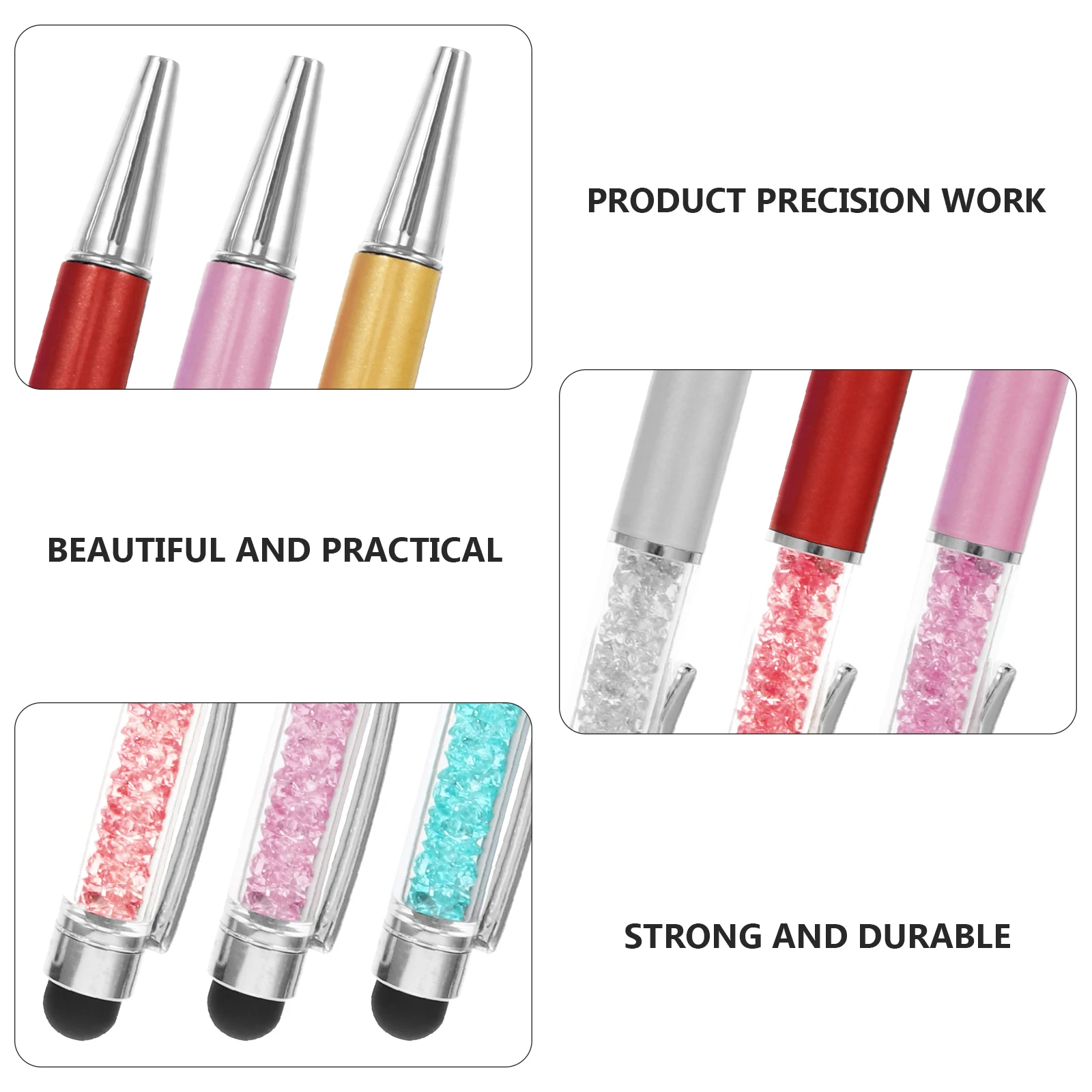 6pcs Stylus Ballpoint Metal Capacitive Screen Pens for Phone PC Capacitive Pen Multifunctional Portable
6pcs Stylus Ballpoint Metal Capacitive Screen Pens for Phone PC Capacitive Pen Multifunctional Portable