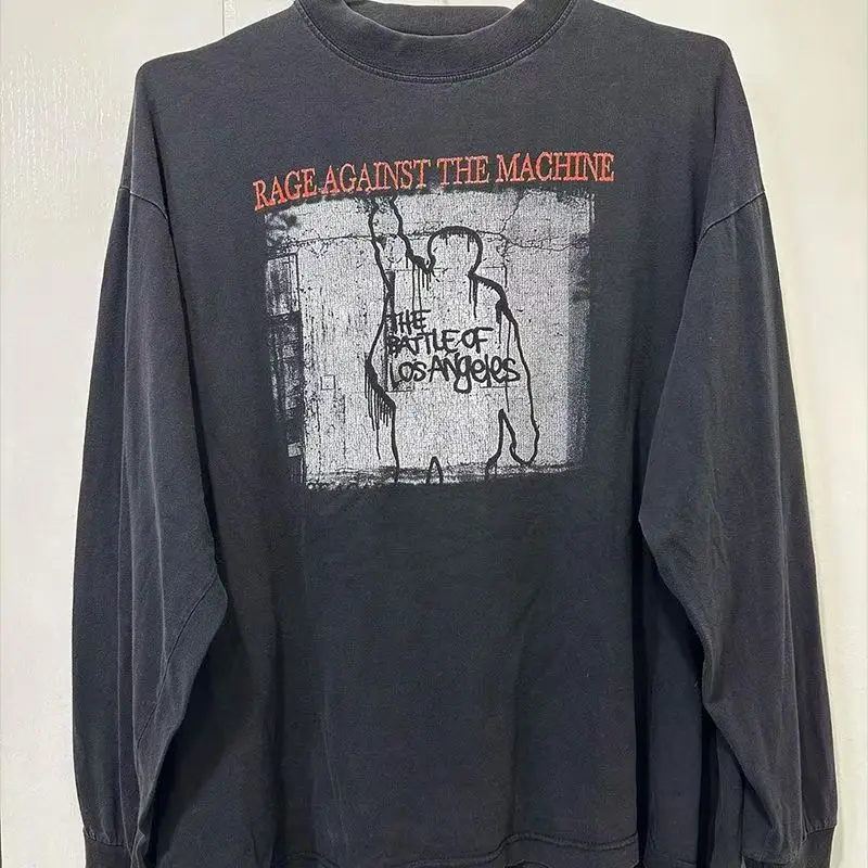 Men's Gothic Punk Oversized Harajuku Long Sleeve T-Shirt Trendy Casual Streetwear Hip-Hop Cotton round Neck Letter Graphic Top
Men's Gothic Punk Oversized Harajuku Long Sleeve T-Shirt Trendy Casual Streetwear Hip-Hop Cotton round Neck Letter Graphic Top