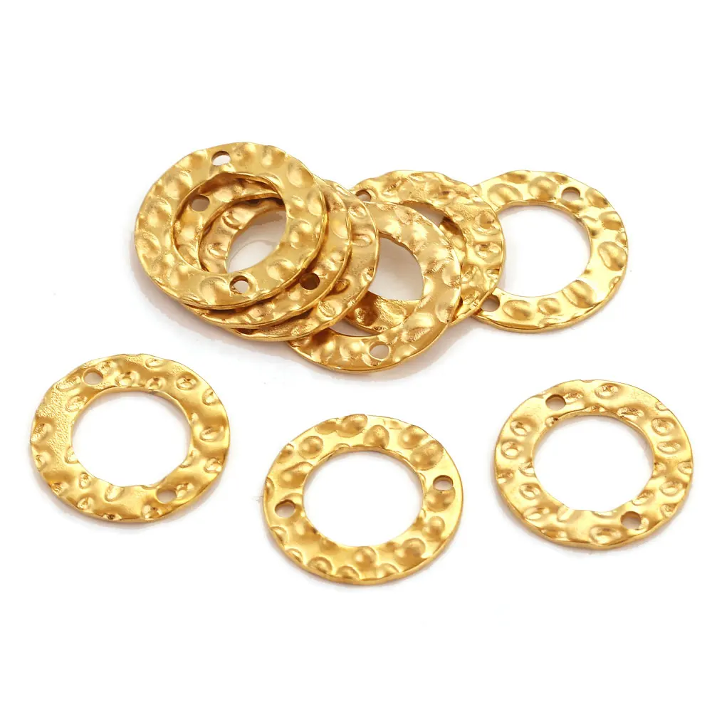 20pcs Round Stainless Steel Texture Conectors Charms For Earring Making DIY Double Hole Conectors for Jewelry Making Supplies
20pcs Round Stainless Steel Texture Conectors Charms For Earring Making DIY Double Hole Conectors for Jewelry Making Supplies