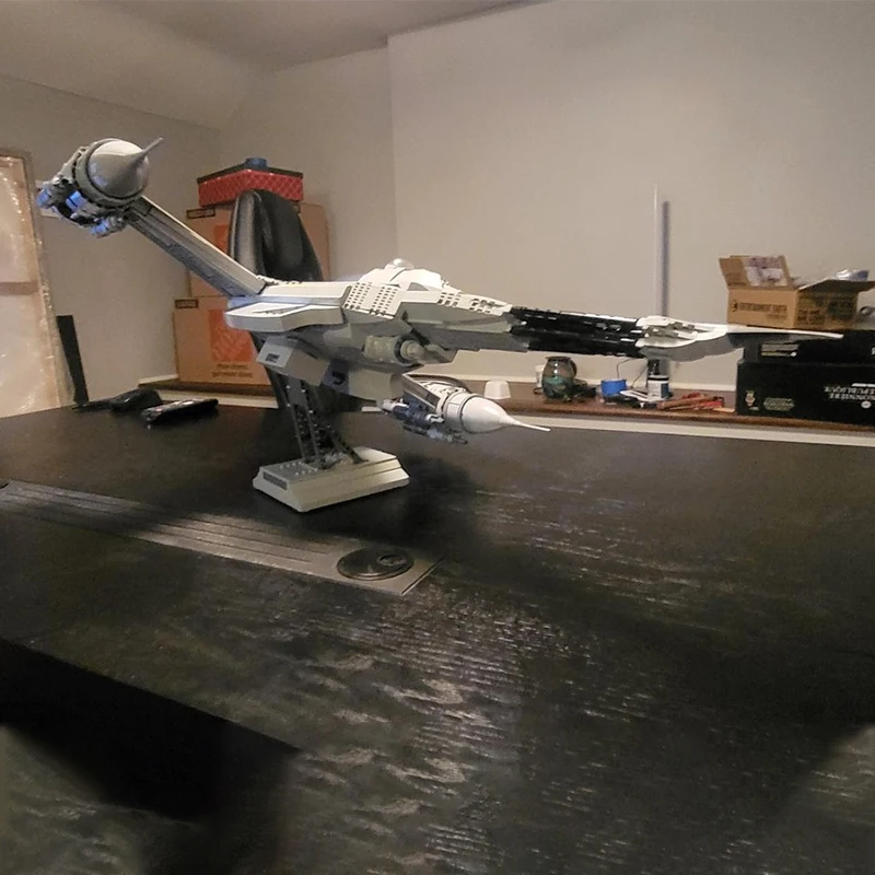 2281 шт. MOC UCS Mandalorian N-1 Starfighter Star Battle строительные блоки Рождественский подарок коллекционный набор для снятия стресса
2281 шт. MOC UCS Mandalorian N-1 Starfighter Star Battle строительные блоки Рождественский подарок коллекционный набор для снятия стресса