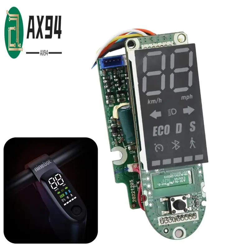 AX94-Dashboard For Ninebot Electric Scooter Kickscooter Bluetooth Board LED Display Screen Instrument
AX94-Dashboard For Ninebot Electric Scooter Kickscooter Bluetooth Board LED Display Screen Instrument