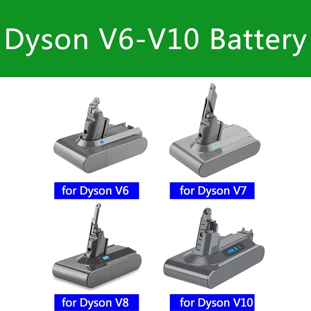 Dyson V6 V7 V8 V10 Battery Series SV12 DC62 SV11 SV10 Handheld Vacuum Cleaner Spare battery Replacement Battery for Dyson
Dyson V6 V7 V8 V10 Battery Series SV12 DC62 SV11 SV10 Handheld Vacuum Cleaner Spare battery Replacement Battery for Dyson