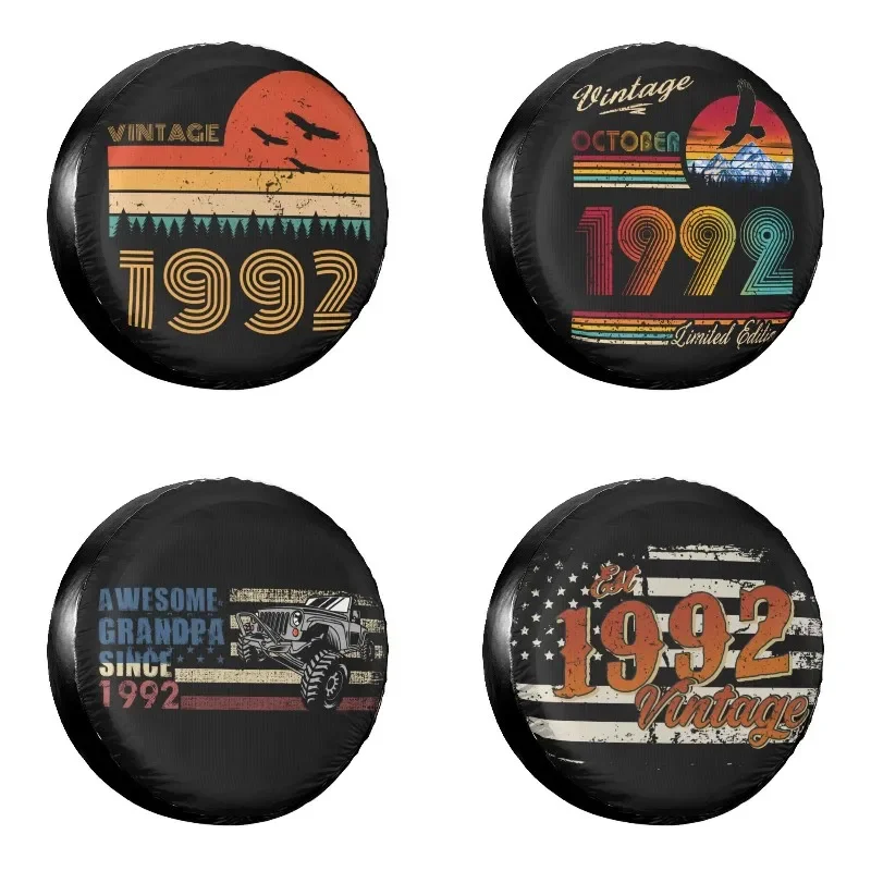 Born In 1992 Spare Wheel Tire Cover Case Bag Pouch for Suzuki Mitsubish 29th Birthday Anniversary Vehicle Accessories
Born In 1992 Spare Wheel Tire Cover Case Bag Pouch for Suzuki Mitsubish 29th Birthday Anniversary Vehicle Accessories