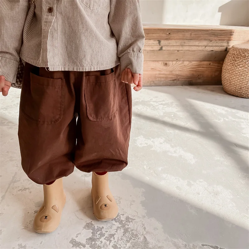 Childrens Pants 2026 Spring New Korean Version Solid Color Harem Pants Casual Fashion Daily Stylish Versatile Wear
Childrens Pants 2026 Spring New Korean Version Solid Color Harem Pants Casual Fashion Daily Stylish Versatile Wear
