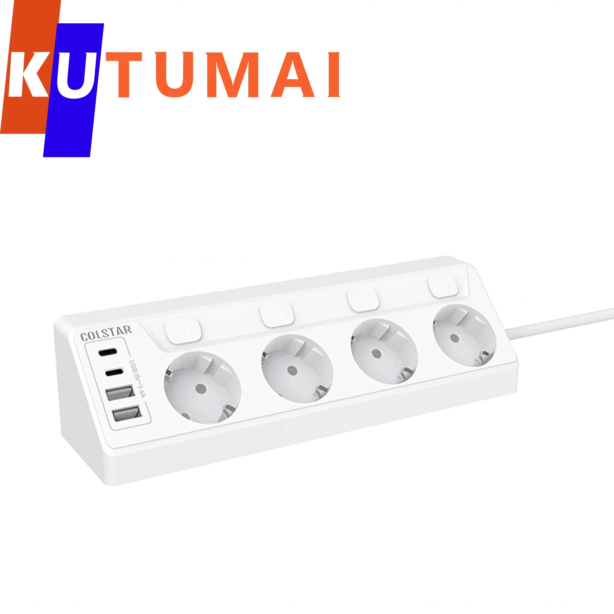 EU Power Strip Multi Electric Socket Network Filter 4 Outlets 4USB Ports Fast Charging 6.5FT Extension Cable Independent Switch
EU Power Strip Multi Electric Socket Network Filter 4 Outlets 4USB Ports Fast Charging 6.5FT Extension Cable Independent Switch