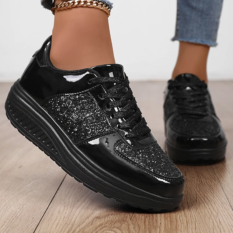 Women Sparkle Sequin Reflective Casual Athletic Shoes Lightweight Breathable Running Sneakers for Women
Women Sparkle Sequin Reflective Casual Athletic Shoes Lightweight Breathable Running Sneakers for Women