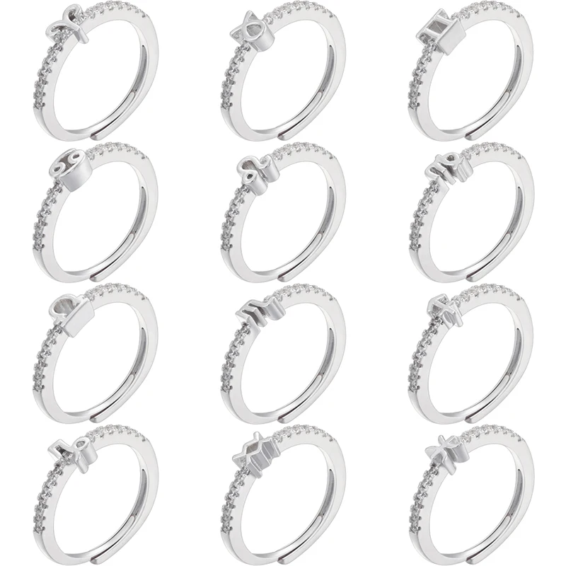 ZHUKOU 18K gold plated inlaid zirconia 12 constellations adjustable ring silvery for men and women:VJ633
ZHUKOU 18K gold plated inlaid zirconia 12 constellations adjustable ring silvery for men and women:VJ633