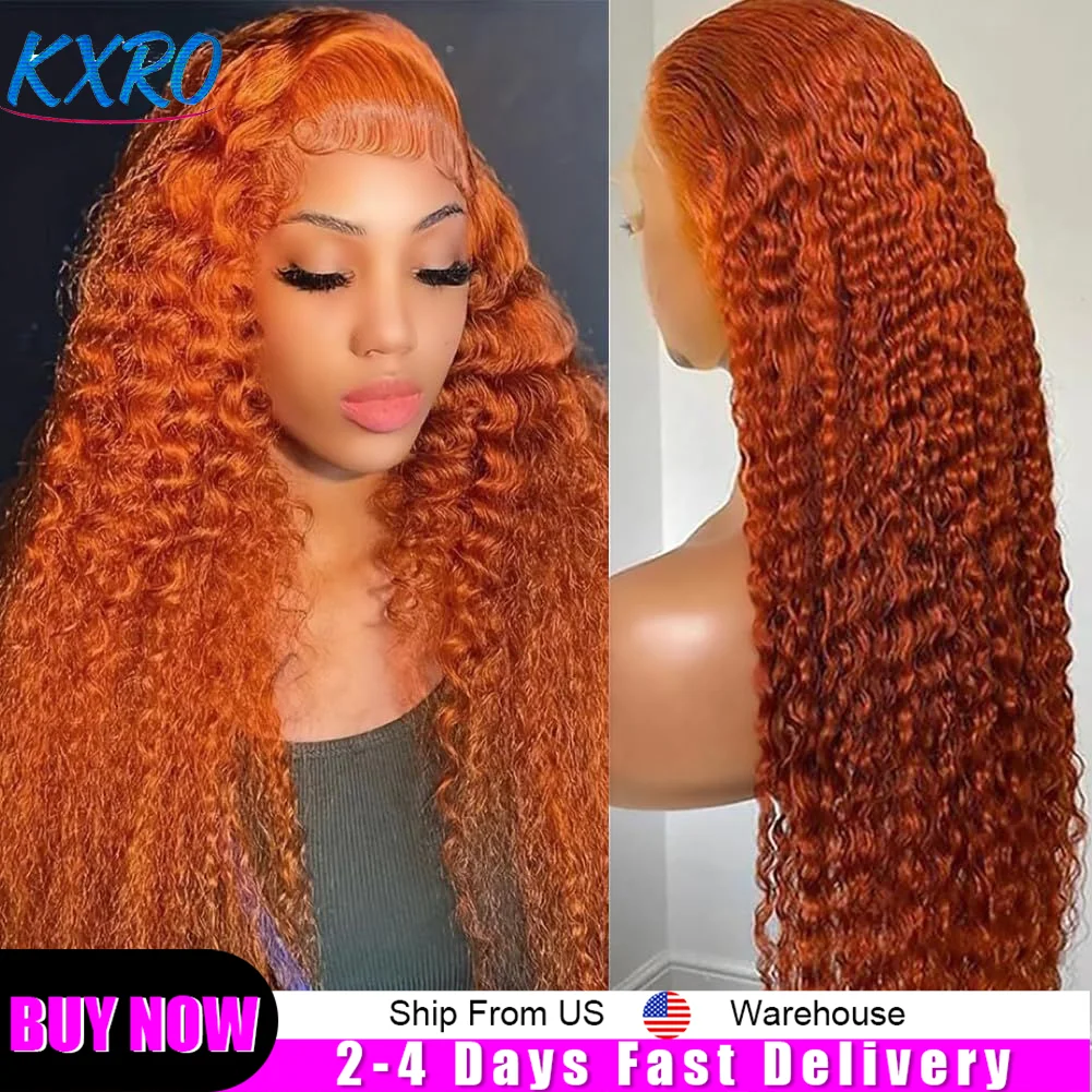 #350 Orange Ginger Deep Wave 13x4 HD Transparent Lace Front Remy Brazilian Human Hair Wig Pre Plucked 200 250 Density Highlight Wig Colored Jerry Curly Water Wave 13x4 Lace Frontal Wigs for Women ready to wear On Clearance Sale Pre Plucked Wig Party work
#350 Orange Ginger Deep Wave 13x4 HD Transparent Lace Front Remy Brazilian Human Hair Wig Pre Plucked 200 250 Density Highlight Wig Colored Jerry Curly Water Wave 13x4 Lace Frontal Wigs for Women ready to wear On Clearance Sale Pre Plucked Wig Party work