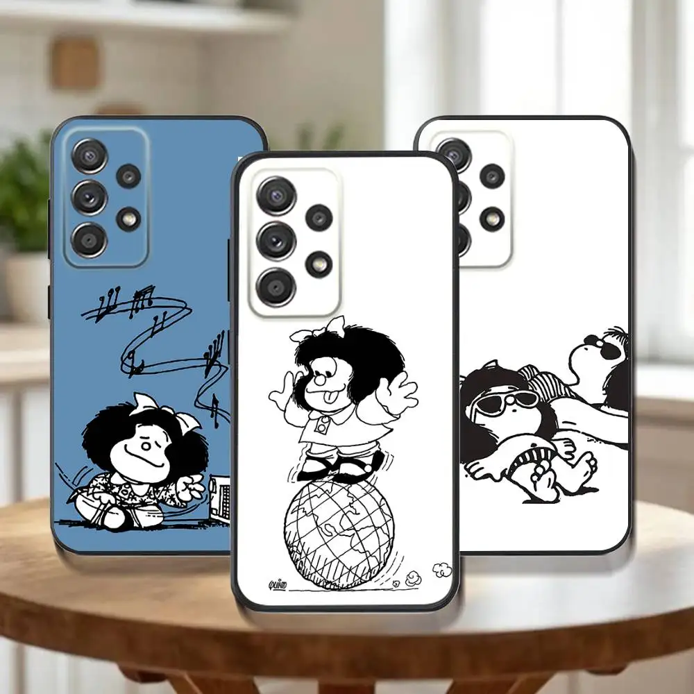 Cute M-Mafalda Cartoon Phone Case For Samsung Galaxy A73,30,32,72,51,53,52,71,22,5G,Note,J7,8,9 Soft Black Cover
Cute M-Mafalda Cartoon Phone Case For Samsung Galaxy A73,30,32,72,51,53,52,71,22,5G,Note,J7,8,9 Soft Black Cover