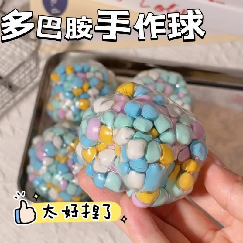 Popular Color Handmade Ball Dopamine Noisy Ball Pinch Music Handmade Ball Decompression Toy Ball
Popular Color Handmade Ball Dopamine Noisy Ball Pinch Music Handmade Ball Decompression Toy Ball