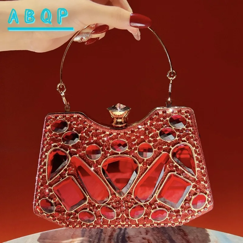Evening Handbag Luxury Brand Diamond-encrusted Sparkling Dinner Party Handbag Diamond-encrusted Fashionable Women's Shoulder Bag
Evening Handbag Luxury Brand Diamond-encrusted Sparkling Dinner Party Handbag Diamond-encrusted Fashionable Women's Shoulder Bag