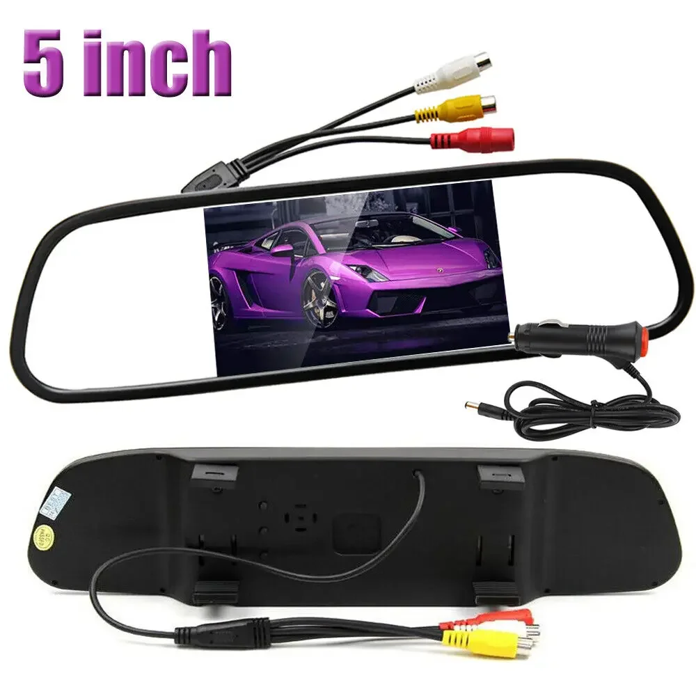 Bileeko Color TFT LCD 5 Inch Car Rear View Mirror Monitor for Parking Rear View Camera
Bileeko Color TFT LCD 5 Inch Car Rear View Mirror Monitor for Parking Rear View Camera
