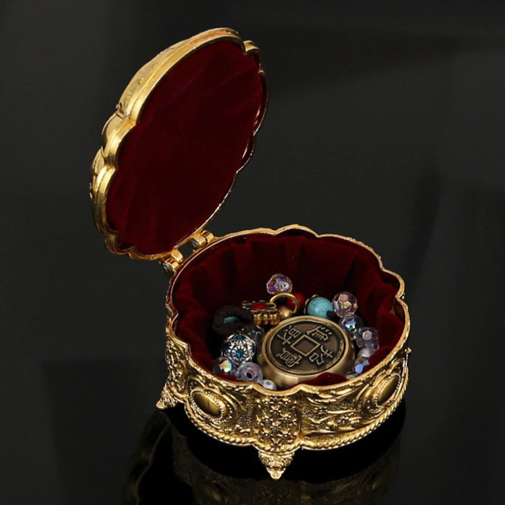 Retro Jewelry Box Aluminum Alloy Trinket Case For Bracelets Earrings Ring Organizer Vintage Decorative Container Small Boxes
Retro Jewelry Box Aluminum Alloy Trinket Case For Bracelets Earrings Ring Organizer Vintage Decorative Container Small Boxes