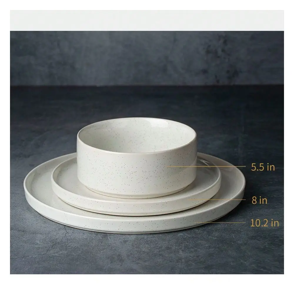 12 Pieces Dinnerware Sets, Stoneware Dishes, Dishes Set For 4,White
12 Pieces Dinnerware Sets, Stoneware Dishes, Dishes Set For 4,White