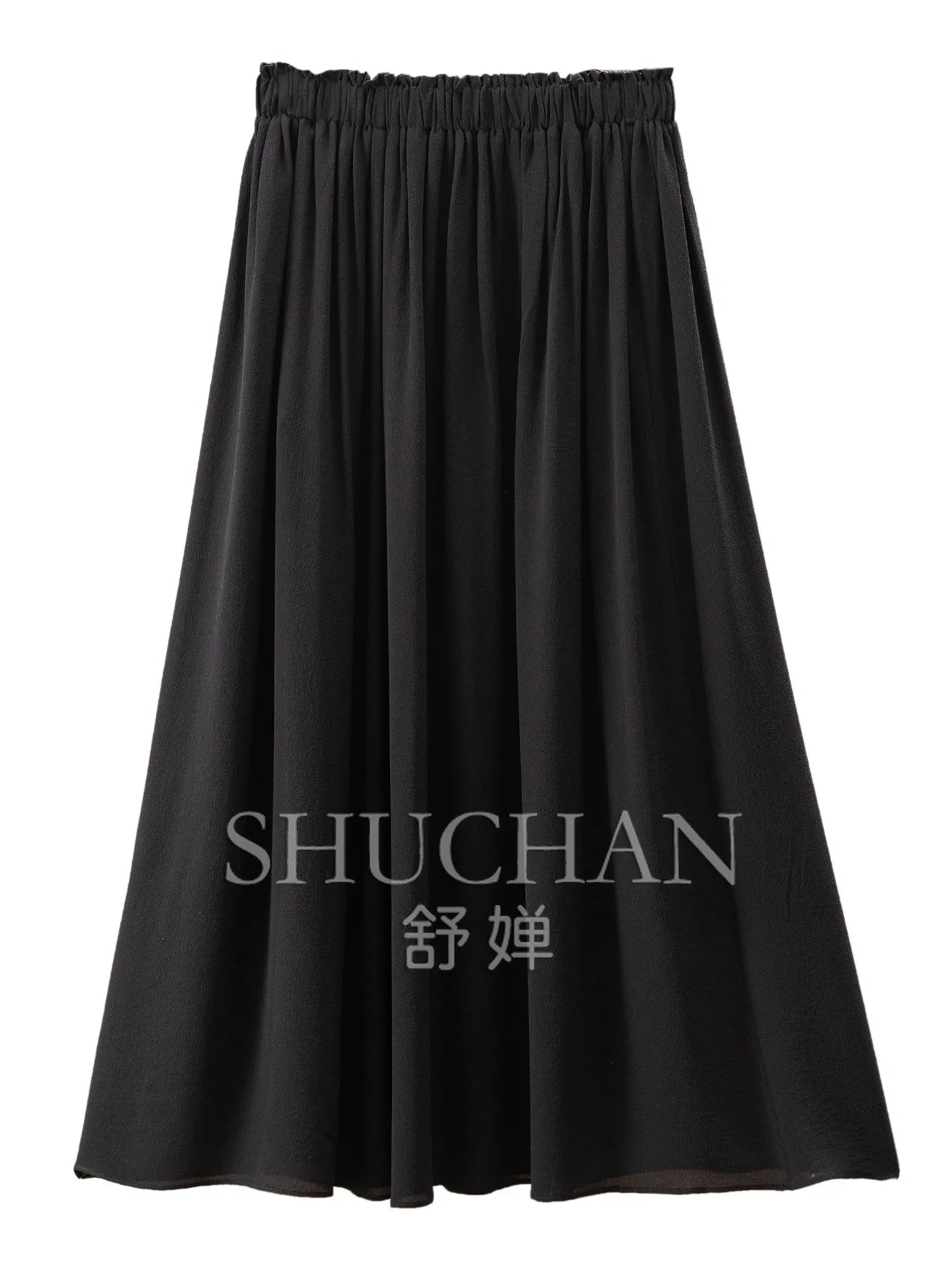 High-luxury 100% Natural Silk Ghost Crepe Elastic Waist A-shaped Skirt 66L6 Faldas Mujer Moda 2026
High-luxury 100% Natural Silk Ghost Crepe Elastic Waist A-shaped Skirt 66L6 Faldas Mujer Moda 2026