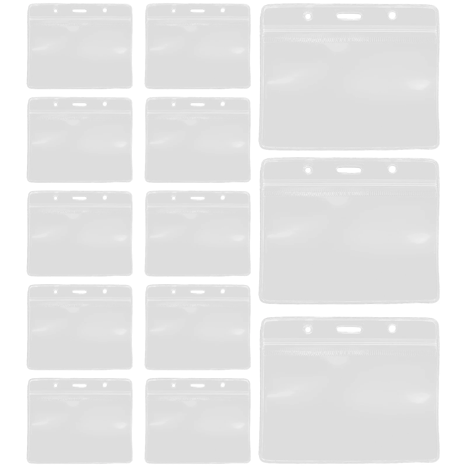 50 Pcs Transparent Badge Holder Reusable Sleeve Id Horizontal Cards Protector Covers Suitable for Staff Workers Students Nurses
50 Pcs Transparent Badge Holder Reusable Sleeve Id Horizontal Cards Protector Covers Suitable for Staff Workers Students Nurses