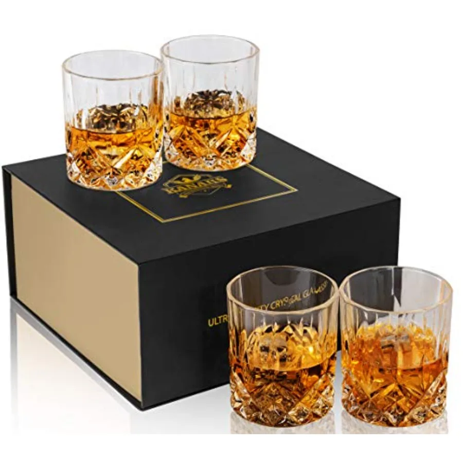 Old Fashioned Whiskey Glasses with Luxury Box - 10 Oz Rocks Barware For Scotch Bourbon Liquor and Cocktail Drinks - - Men Gift
Old Fashioned Whiskey Glasses with Luxury Box - 10 Oz Rocks Barware For Scotch Bourbon Liquor and Cocktail Drinks - - Men Gift