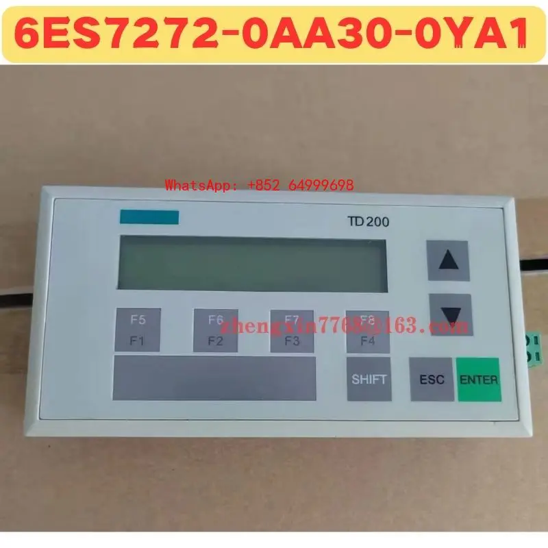 Used TD200 Text 6ES7272-0AA30-0YA1 6ES7272 0AA30 0YA1 Normal Function Tested OK
Used TD200 Text 6ES7272-0AA30-0YA1 6ES7272 0AA30 0YA1 Normal Function Tested OK
