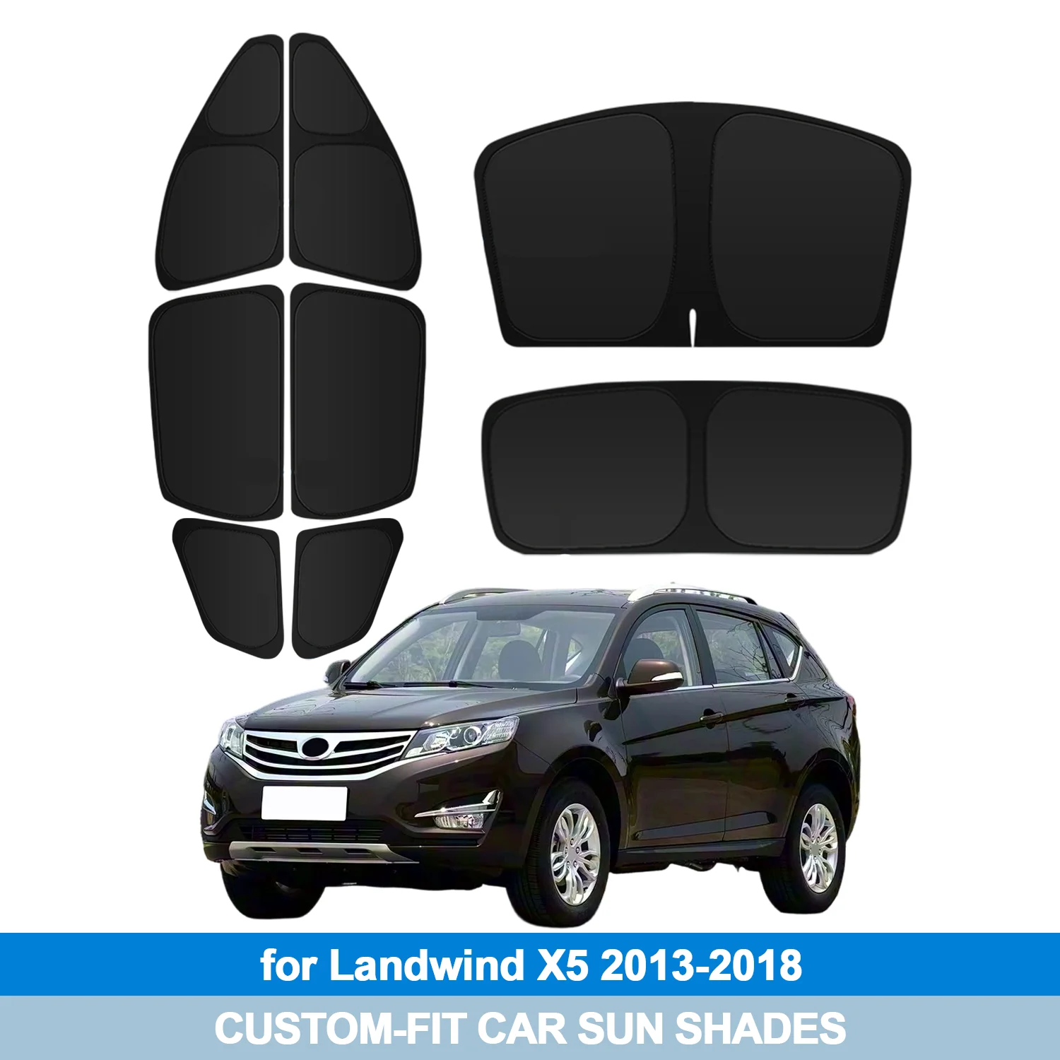 For Landwind X5 2013-2018 Windshield Sun Shade Side Window Shades Cover Sun Visor Shield Privacy Protection Car Accessories
For Landwind X5 2013-2018 Windshield Sun Shade Side Window Shades Cover Sun Visor Shield Privacy Protection Car Accessories