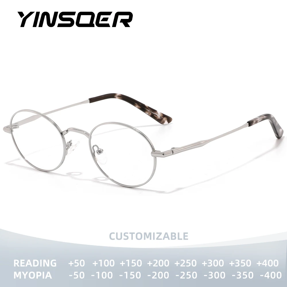 YINSQER овальные очки для близорукости с блокировкой синего света, женские металлические очки для близорукости, очки по рецепту
YINSQER овальные очки для близорукости с блокировкой синего света, женские металлические очки для близорукости, очки по рецепту