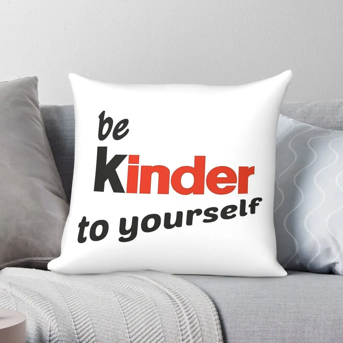 Be Kinder To Yourself Pillowcase Polyester Linen Velvet Pattern Zip Decor Pillow Case Home Cushion Cover Wholesale 18"
Be Kinder To Yourself Pillowcase Polyester Linen Velvet Pattern Zip Decor Pillow Case Home Cushion Cover Wholesale 18"
