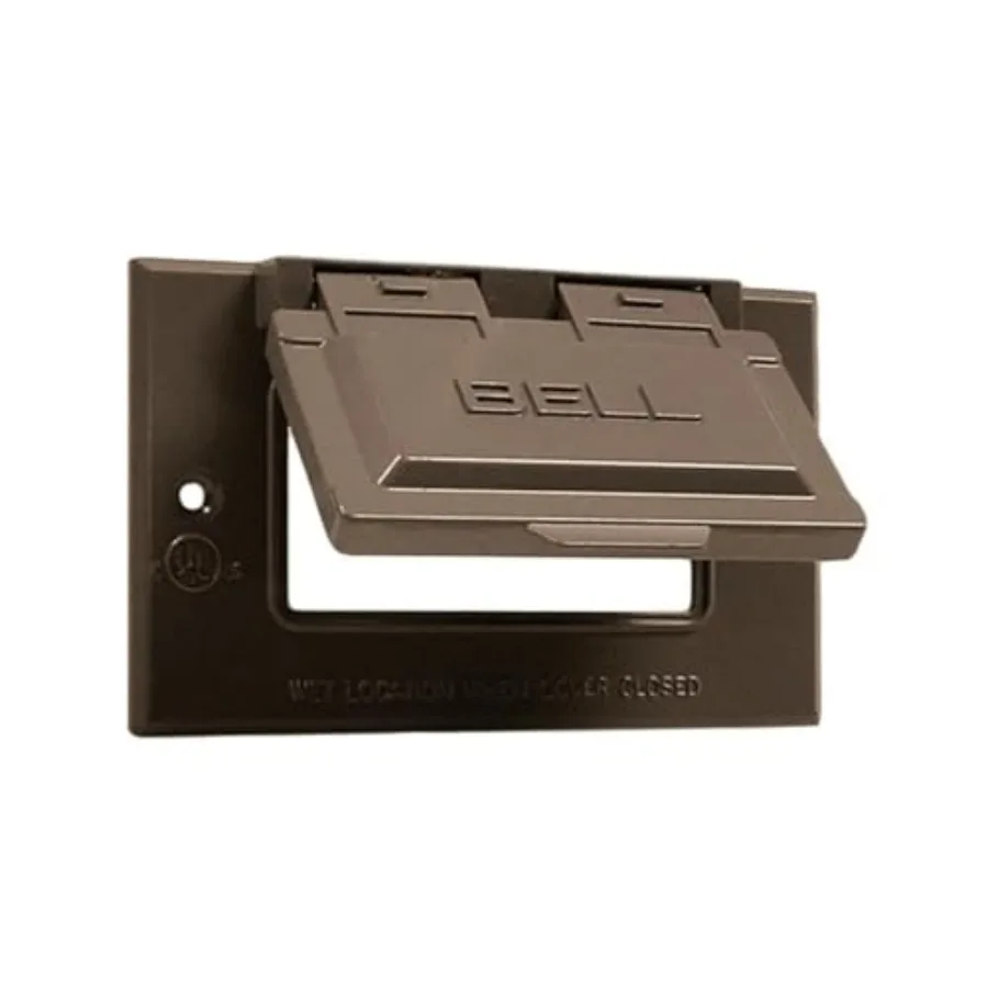 Hub-Raco 5101-2 1-Hole Weatherproof Device Cover, 4-9/16 in L X 2-13/16 in W X 3/4 in T
Hub-Raco 5101-2 1-Hole Weatherproof Device Cover, 4-9/16 in L X 2-13/16 in W X 3/4 in T