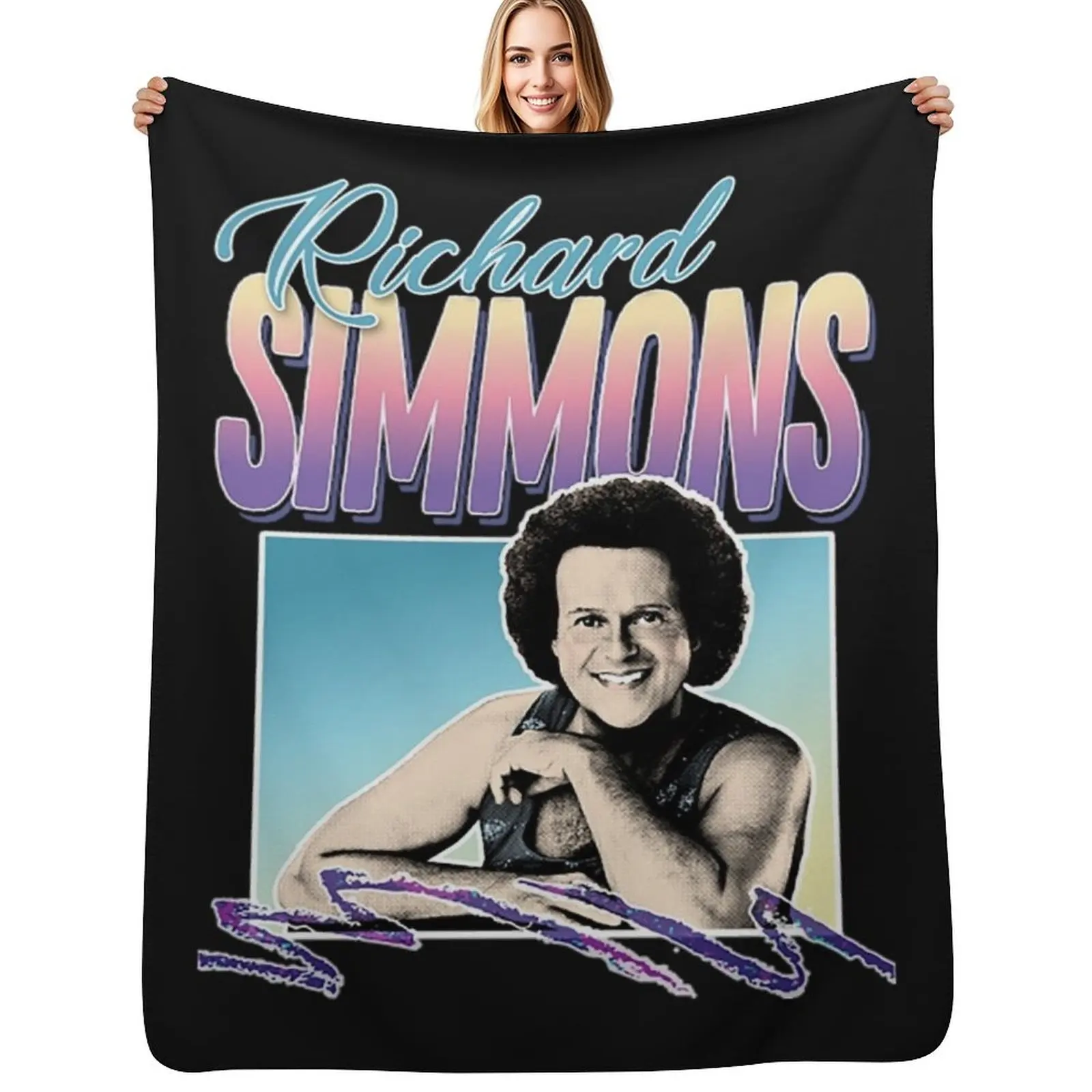Richard Simmons T-ShirtRichard Simmons 80s Styled Tribute Design Throw Blanket for sofa Decorative Sofas Custom Blankets
Richard Simmons T-ShirtRichard Simmons 80s Styled Tribute Design Throw Blanket for sofa Decorative Sofas Custom Blankets