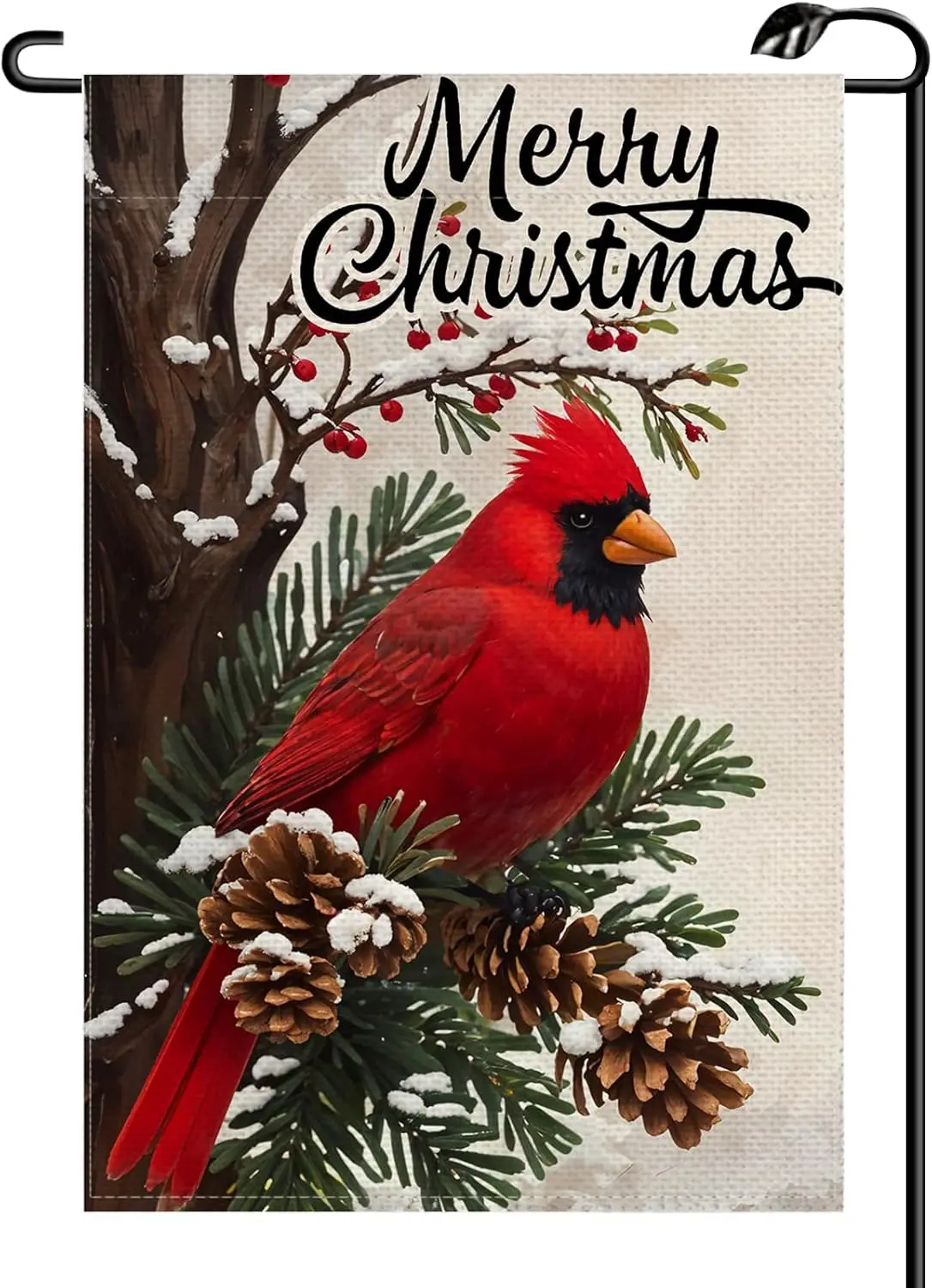 Cardinal Bird Christmas Garden Flag 12x18 Inch Vertical Double Sided Seasonal Winter Xmas Snow Pinecone Small Flags Farmhous UUX
Cardinal Bird Christmas Garden Flag 12x18 Inch Vertical Double Sided Seasonal Winter Xmas Snow Pinecone Small Flags Farmhous UUX