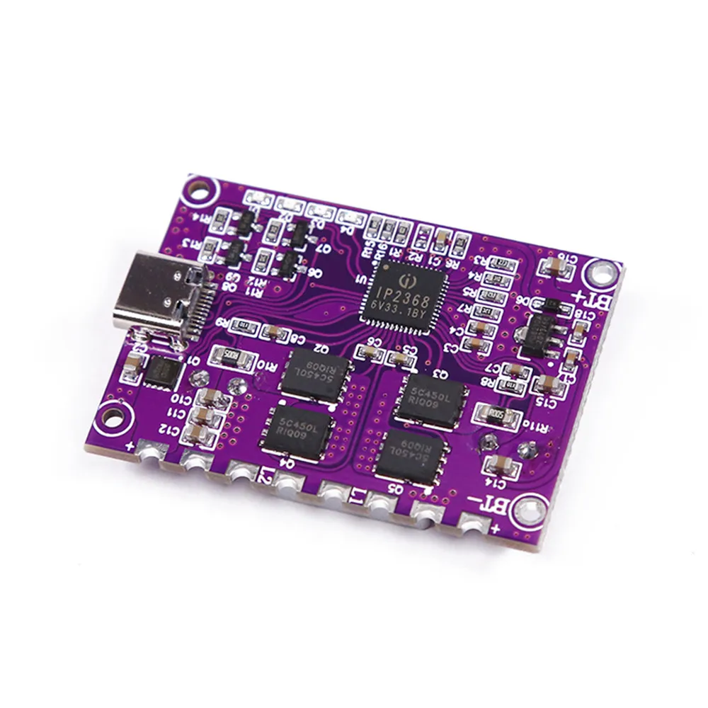 IP2368 Bidirectional 100w Fast Charging Module Buck-Boost Type-c Interface 4S Lithium Battery High-Power Fast Charging Board
IP2368 Bidirectional 100w Fast Charging Module Buck-Boost Type-c Interface 4S Lithium Battery High-Power Fast Charging Board
