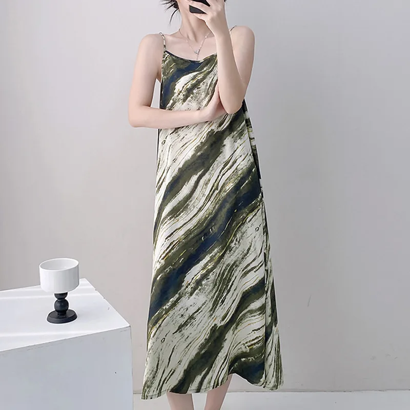 Night Dress Woman Sexy Sling Nightshirt Printed Thin Cotton Sleepwear Slim Ladies Nightgowns Fashion Sleeping Homewear Dresses
Night Dress Woman Sexy Sling Nightshirt Printed Thin Cotton Sleepwear Slim Ladies Nightgowns Fashion Sleeping Homewear Dresses