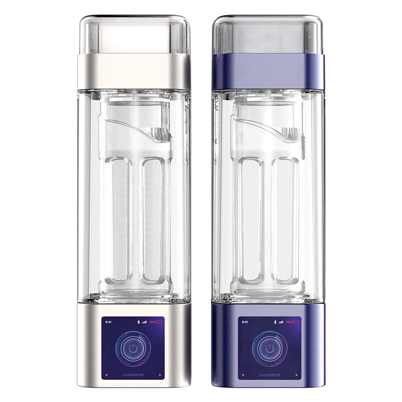 New smart display hydrogen water bottle for drinking and inhalation
New smart display hydrogen water bottle for drinking and inhalation