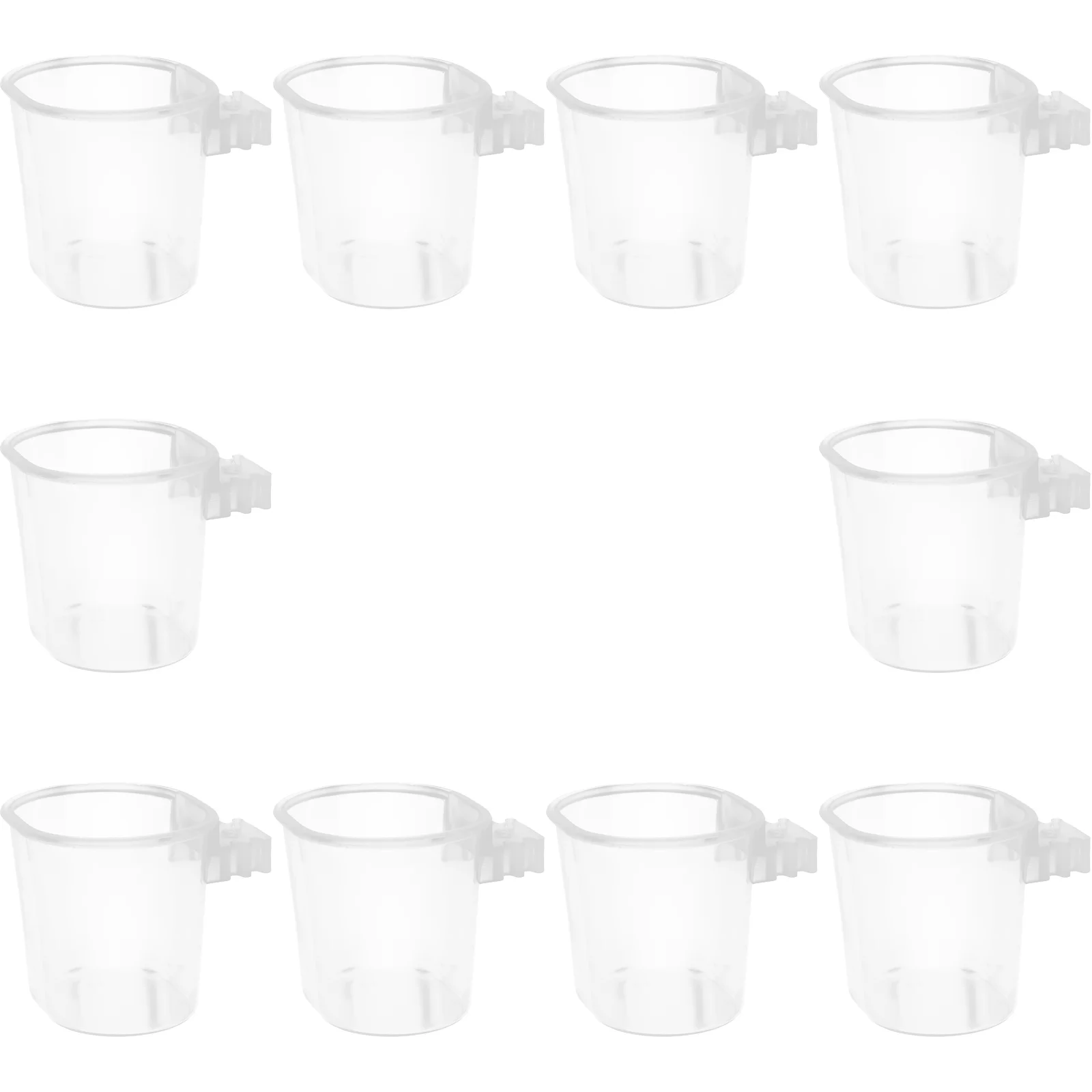 10 Pcs Small Bird Food and Water Bowl Feeder Parrot Handy Hanging Container Feeding Tray 10pcs Convenient Dispenser Plastic
10 Pcs Small Bird Food and Water Bowl Feeder Parrot Handy Hanging Container Feeding Tray 10pcs Convenient Dispenser Plastic