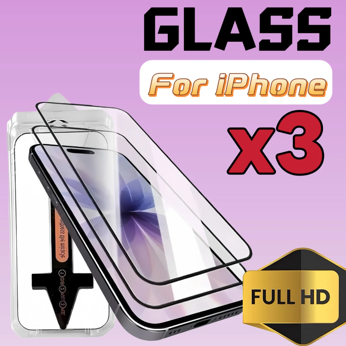 3Pcs 9H Hardness HD Screen Protector Film for iPhone 17 16 14 13 12 11 XS 16E 17E Full Series, Bubble & Dust Free
3Pcs 9H Hardness HD Screen Protector Film for iPhone 17 16 14 13 12 11 XS 16E 17E Full Series, Bubble & Dust Free
