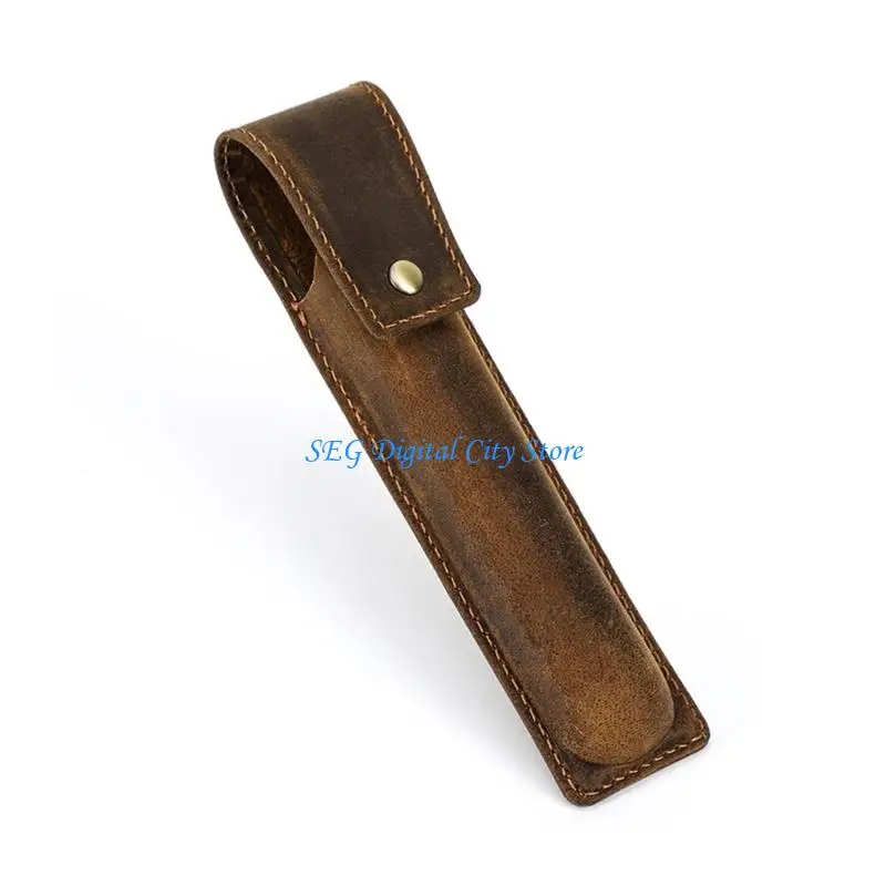 U75B Handcrafted Leather Pen Case 1/2/3 Slot Pen Holders for Students Office Home Use
U75B Handcrafted Leather Pen Case 1/2/3 Slot Pen Holders for Students Office Home Use