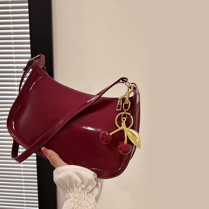 Cherry PU Underarm Bag Medium Single Shoulder PU Sweet Solid Pendant Office Daily Girls
Cherry PU Underarm Bag Medium Single Shoulder PU Sweet Solid Pendant Office Daily Girls