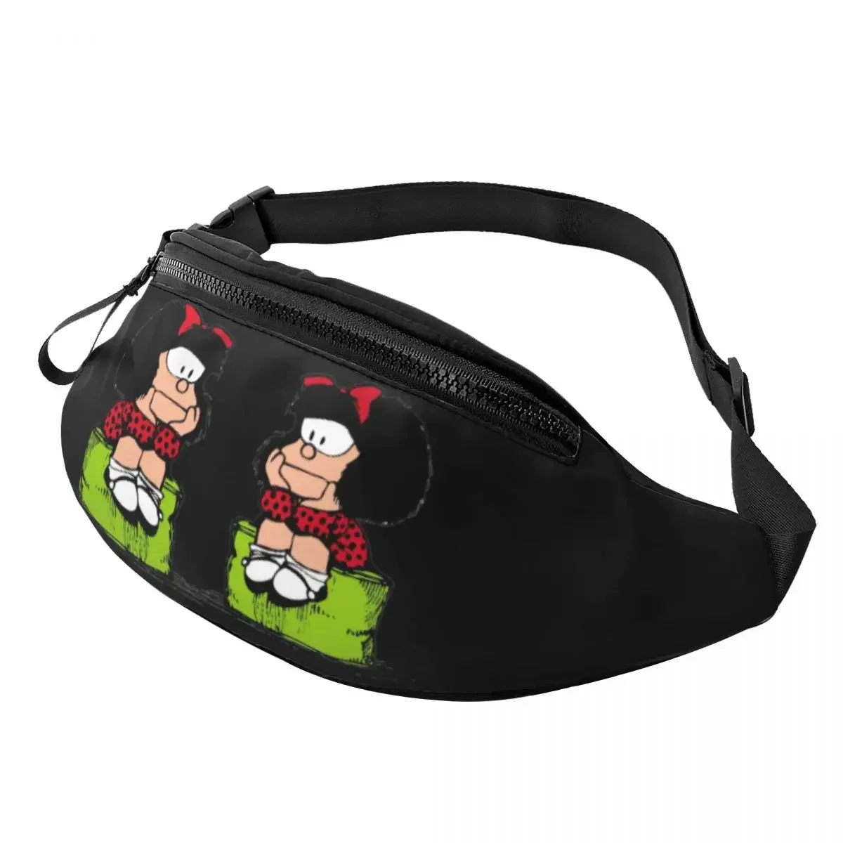 Классическая поясная сумка Mafalda для мужчин и женщин, забавная Сумочка через плечо с рисунком грустного мысла, для путешествий, телефона, денег
Классическая поясная сумка Mafalda для мужчин и женщин, забавная Сумочка через плечо с рисунком грустного мысла, для путешествий, телефона, денег