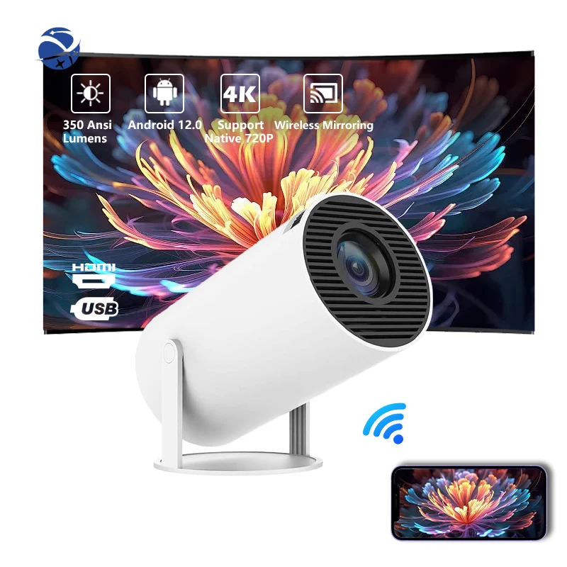 AOKANG Smart 4K Cubic Hy300 Pro 1080 Video Portable 3D Android 12 Projector 720P 350 Ansi Home Theater
AOKANG Smart 4K Cubic Hy300 Pro 1080 Video Portable 3D Android 12 Projector 720P 350 Ansi Home Theater