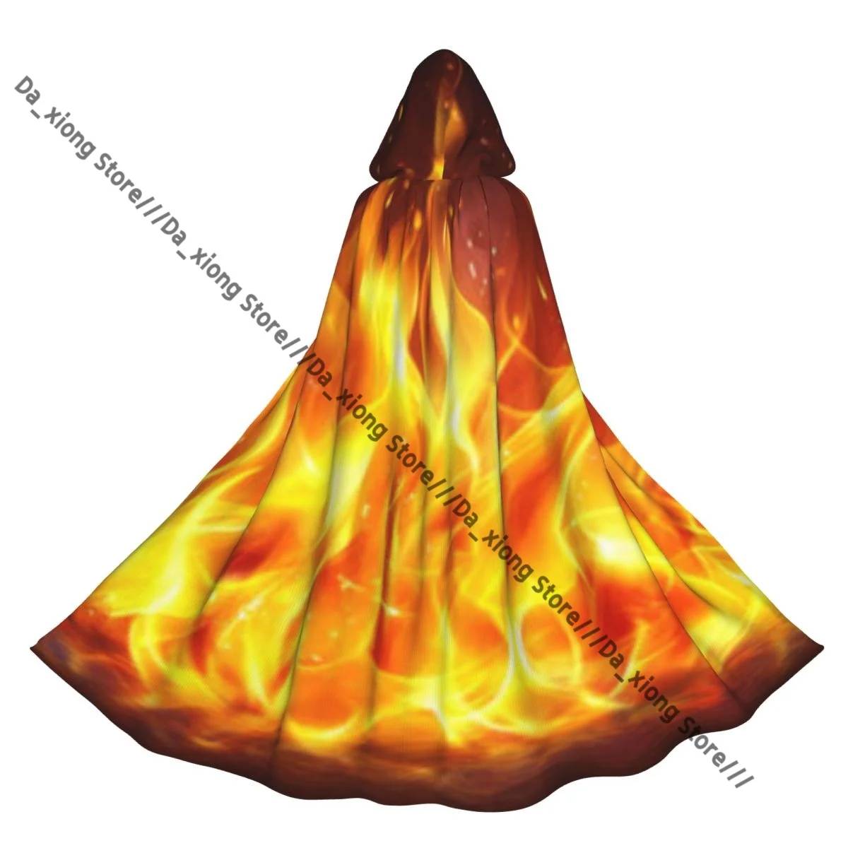 Bright Fire Flames Witch Cloak Halloween Cosplay Costume Adult Unisex Cloak Retro Ages Cape
Bright Fire Flames Witch Cloak Halloween Cosplay Costume Adult Unisex Cloak Retro Ages Cape