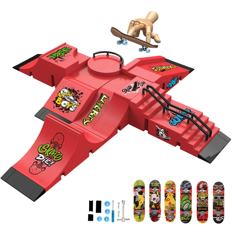 Children Finger Sports Toys Finger Skateboard Game Park Site Step Ramp Scene Props Mini Fingertip Skateboard Set Gift Adult Toys
Children Finger Sports Toys Finger Skateboard Game Park Site Step Ramp Scene Props Mini Fingertip Skateboard Set Gift Adult Toys