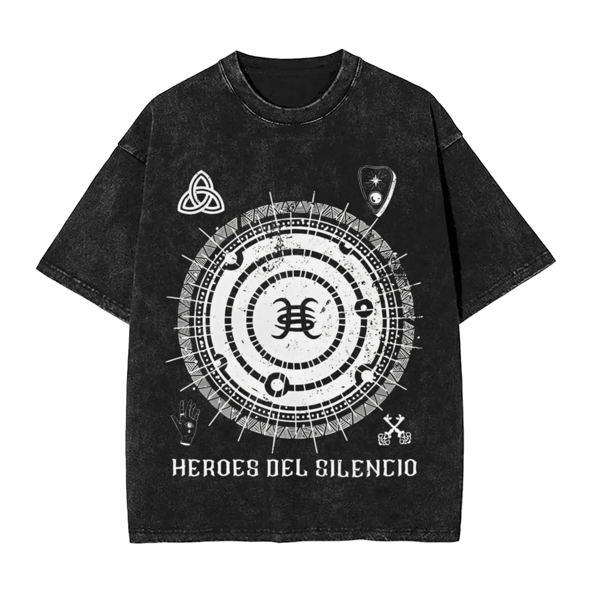 Футболки Heroes Del Silencio Equilibrio, потертая футболка в стиле хип-хоп, винтажная футболка с рок-группой для мужчин и женщин, топы, уличная одежда, футболки с графикой
Футболки Heroes Del Silencio Equilibrio, потертая футболка в стиле хип-хоп, винтажная футболка с рок-группой для мужчин и женщин, топы, уличная одежда, футболки с графикой